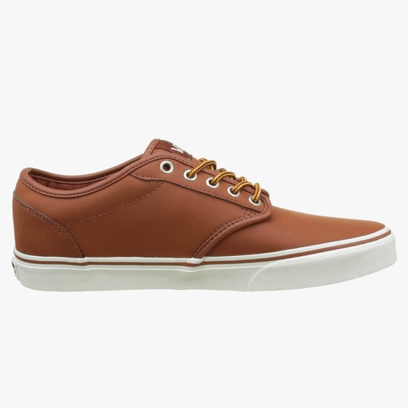 Vans Men’s Atwood Leather Trainers Sneakers Skate Shoes - Picture 3 of 16
